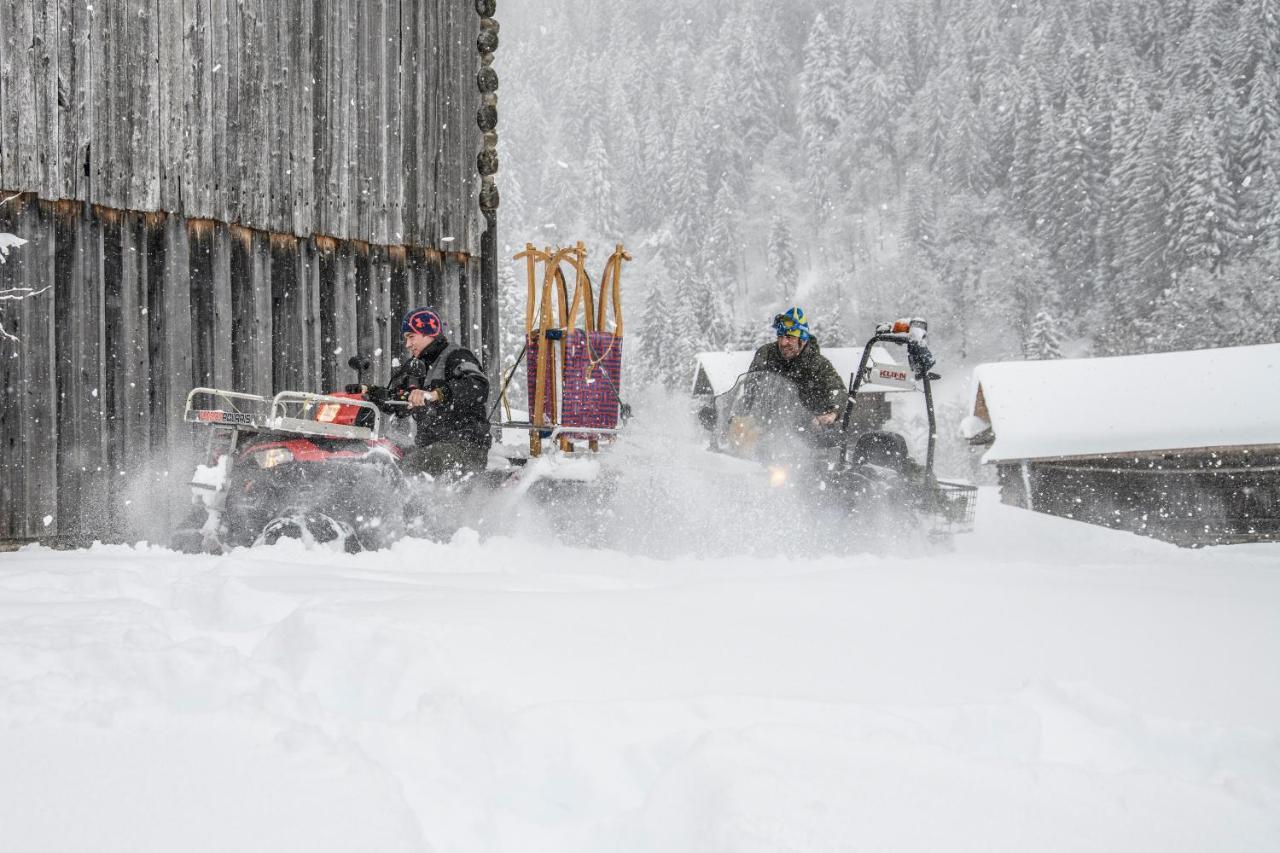 Chalet Berghaus Gauertal Шрунс Экстерьер фото