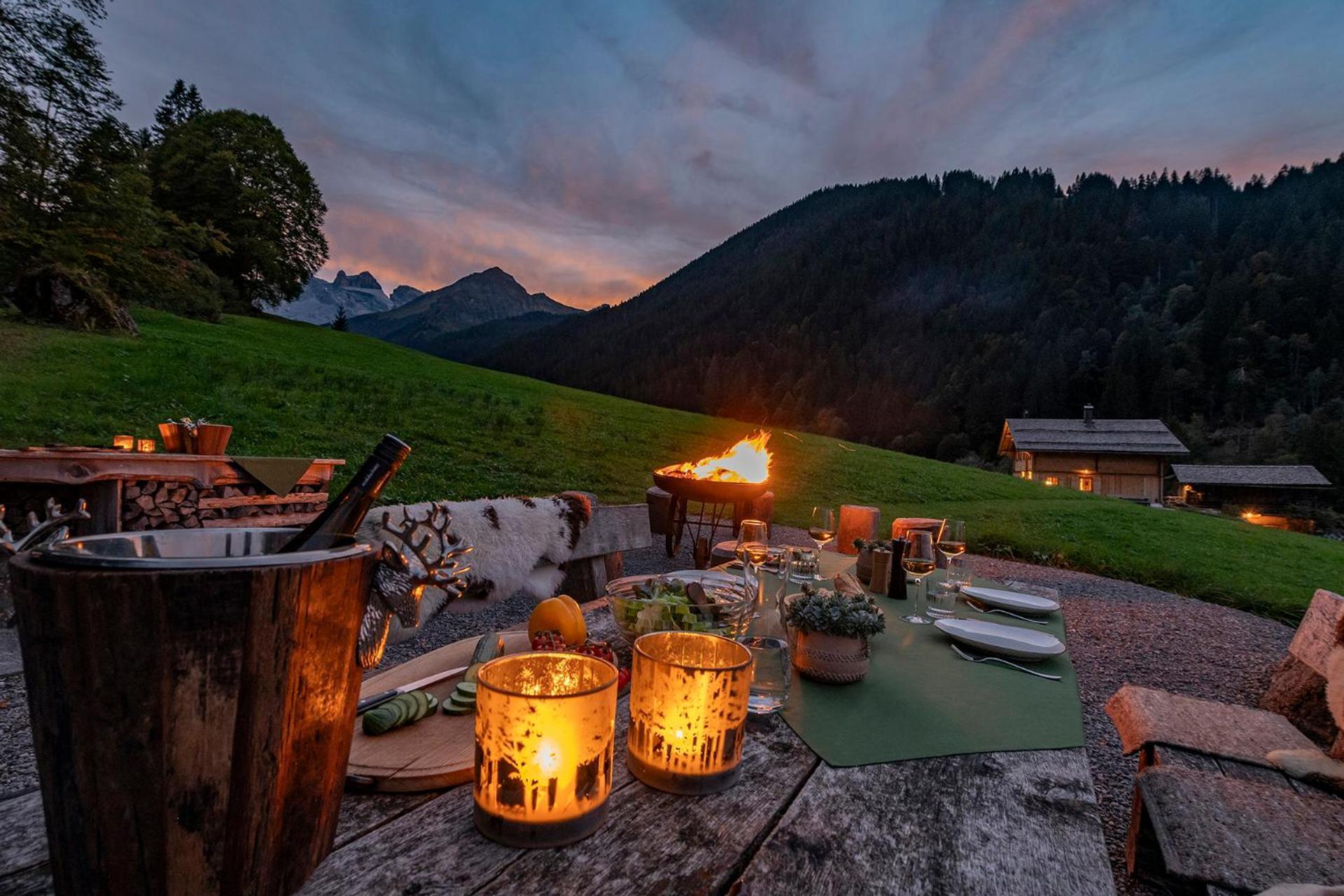 Chalet Berghaus Gauertal Шрунс Экстерьер фото